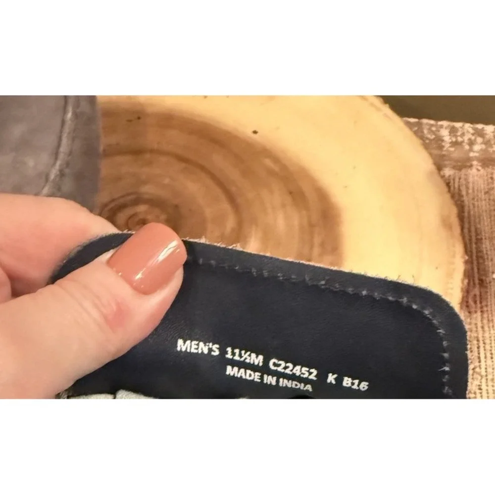 Cole Haan‎ Shoes Grand OS Loafer Driving Moccasins Natural Suede Sz 11.5 M Grey